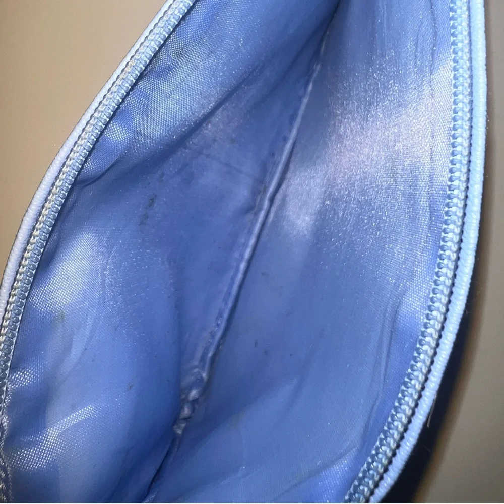 Striped Blue Ipsy Cosmetics Bag - Picture 5 of 9